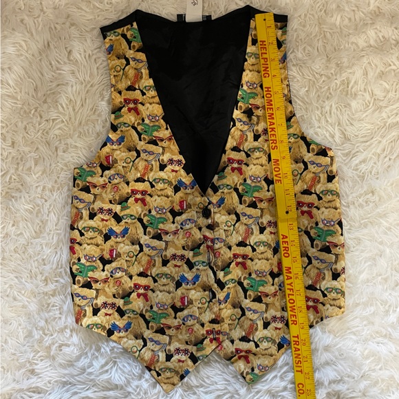 Vintage teddy bear vest - Picture 6 of 8